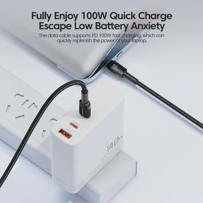 Quick Charging USB C to USB C Cable